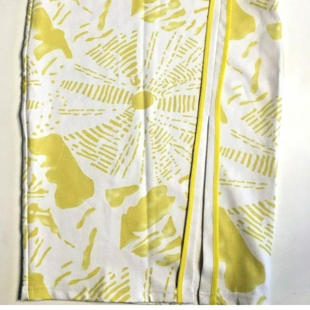 JENN Printed High Waist Pencil Skirt w/Slit Size S